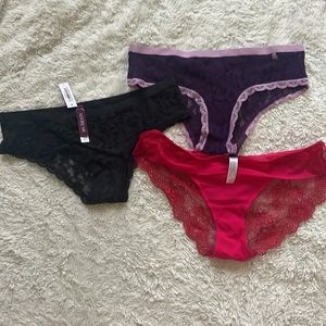 NWT 3 pair of adore me underwear
